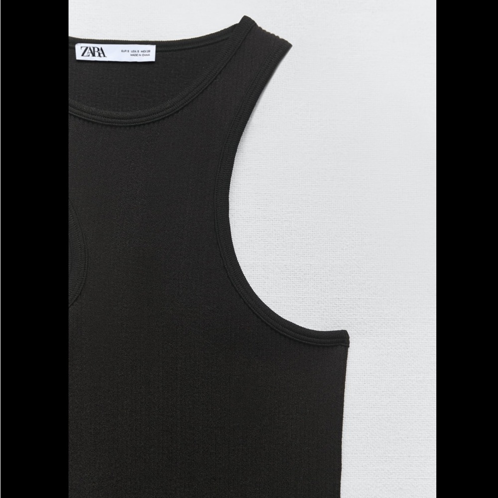 ZARA SEAMLESS CUT-OUT DRESS - Picture 7 of 7